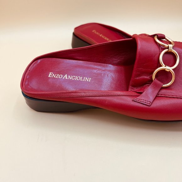 Red Enzo Angiolini Slip on Shoes - Picture 4 of 9